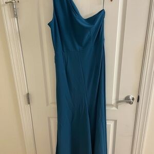Stunning Blue One Shoulder Dress